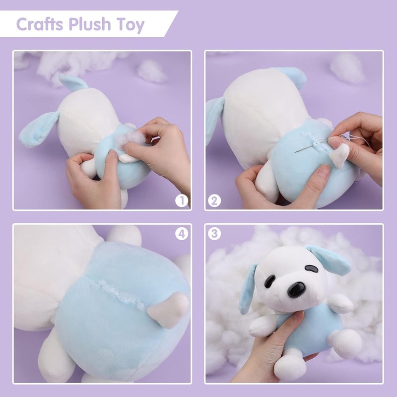 VLYSIUM Soft 500 Grams Fiber, Racron Polyester Synthetic Cotton Filling for Cushion, Pillow, Teddy Bear, Toy Stuffing (500 gm, Pure Virgin Fiber, White) (Vacuum Packed) - Image 4