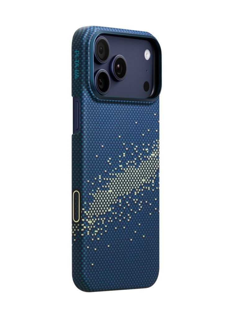 بيتاكا حافظة فائقة النحافة لـ iPhone 17 Pro / تقنية PitaTap اللمسية المتكاملة / تصميم خفيف الوزن / تركيب سهل / غطاء خلفي - مجرة درب التبانة - Image 4