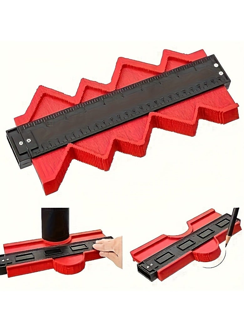 ProMaster Contour Gauge - Shape Duplicator for Corners, Edges, and Curves - Durable, Easy-to-Use for Woodworking, Carpentry, and DIY Projects