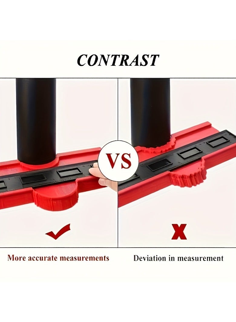 ProMaster Contour Gauge - Shape Duplicator for Corners, Edges, and Curves - Durable, Easy-to-Use for Woodworking, Carpentry, and DIY Projects