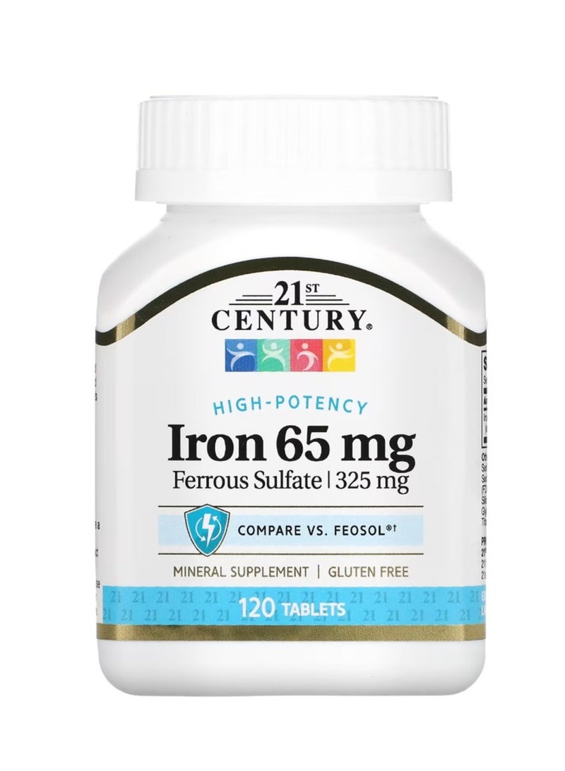 القرن الحادي والعشرون حديد 65 ملجم 120 قرص - Image 1