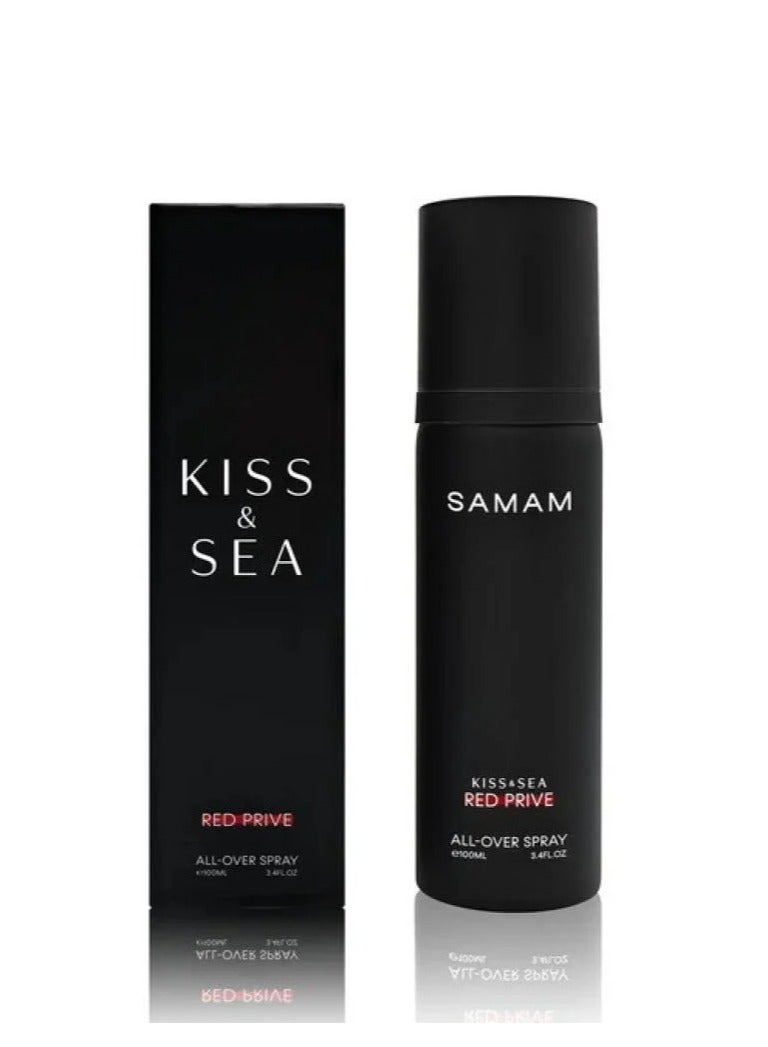 SAMAM PERFUMES Oliver Spray Samam Kiss & Sea Red Prive-100ml - Image 1