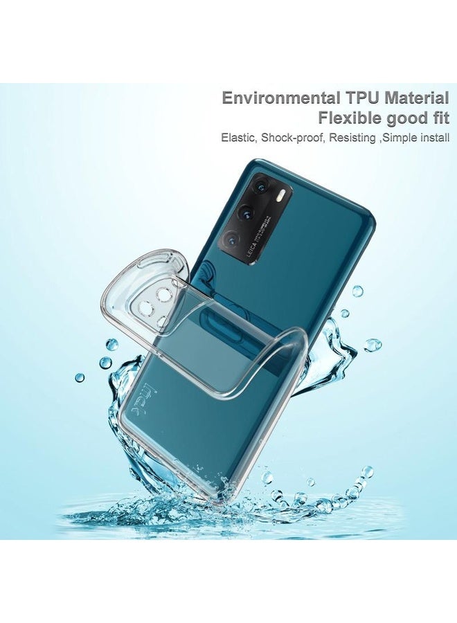 HuHa Case Cover For Xiaomi Redmi Note 13 Pro+ 5G imak UX-5 Series Transparent Shockproof TPU Protective Case(Transparent) - Image 3