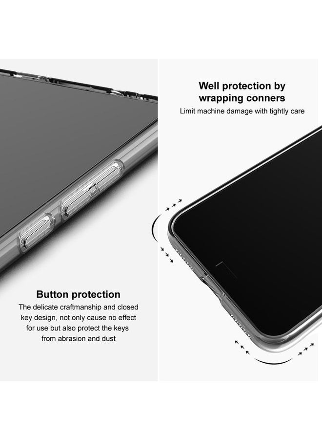 HuHa Case Cover For Xiaomi Redmi Note 13 Pro+ 5G imak UX-5 Series Transparent Shockproof TPU Protective Case(Transparent) - Image 4