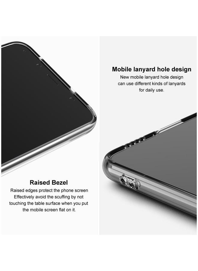 HuHa Case Cover For Xiaomi Redmi Note 13 Pro+ 5G imak UX-5 Series Transparent Shockproof TPU Protective Case(Transparent) - Image 5
