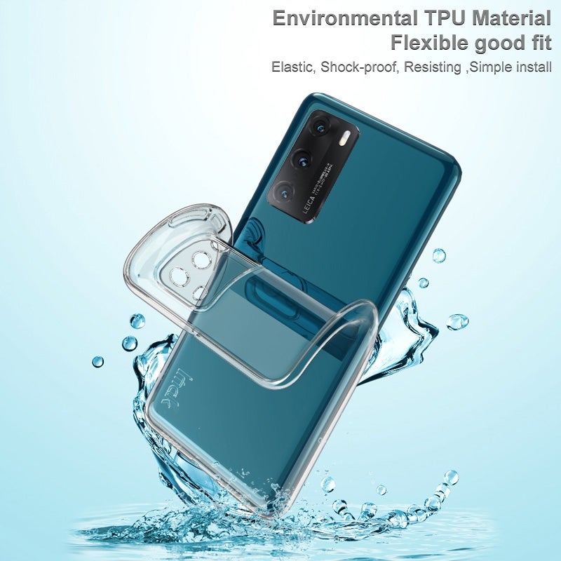 BURAQ Case Cover For Xiaomi Redmi Note 13 Pro+ 5G imak UX-5 Series Transparent Shockproof TPU Protective Case(Transparent) - Image 3