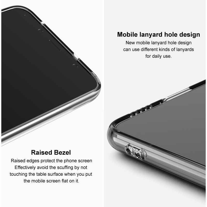BURAQ Case Cover For Xiaomi Redmi Note 13 Pro+ 5G imak UX-5 Series Transparent Shockproof TPU Protective Case(Transparent) - Image 5