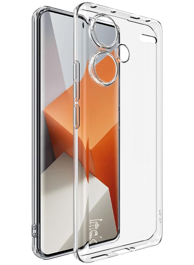 BURAQ غطاء حالة لهاتف شاومي ريدمي نوت 13 برو+ 5G imak UX-5 سلسلة شفاف مضاد للصدمات TPU واقي (شفاف) - Image 1