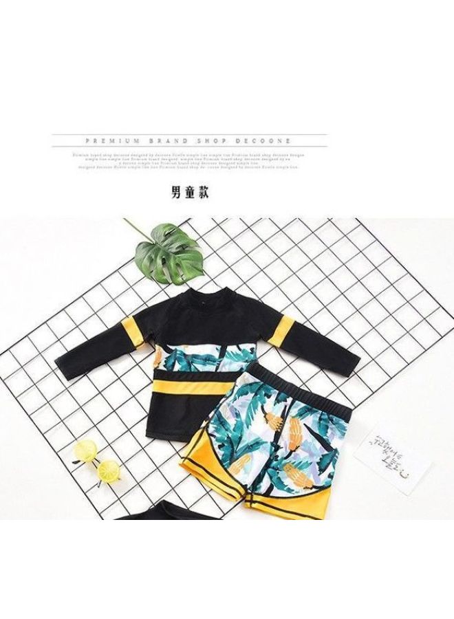 Children's Swimsuit Big Kids Quick-drying Split Sunscreen Swimsuit Long-sleeved Trousers Waterproof Mother Diving Suit For Boys And Girls