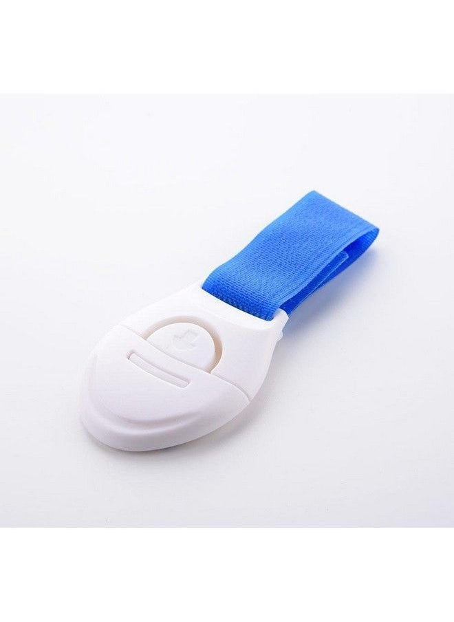 Kuhu Creations - Kids Safety Lock For Drawer Fridge Cabinet And Many Other Appliances Or Furniture. (4 Units Blue Nylon) - Image 1