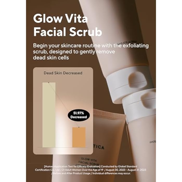 AROMATICA Glow Vita Trial Kit - Travel Size Skin Care Set [Vitamin C Serum 0.5 fl. oz, Facial Scrub 0.5 fl. oz, Goodnight Cream with Retinol 1oz] - Travel Kit for Women - Image 4