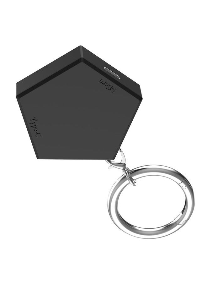 HuHa - For OPPO Watch 4 Pro / 3 / 3 Pro Portable Universal Smart Watch Charger, Port:Micro-USB(Black) - Image 1
