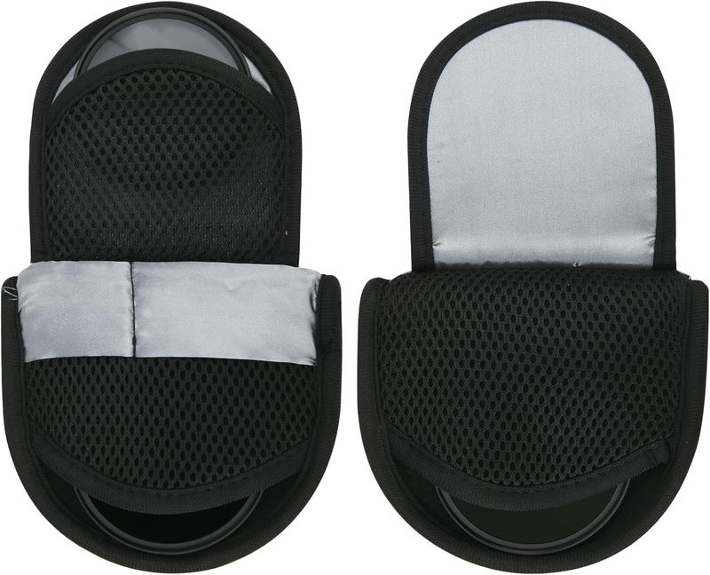 TXesign Camera Filters Case Bags for Round Filters Up to 62mm,Water-Resistant Fabric Design Lens Filter Pouch (Small) - Image 3