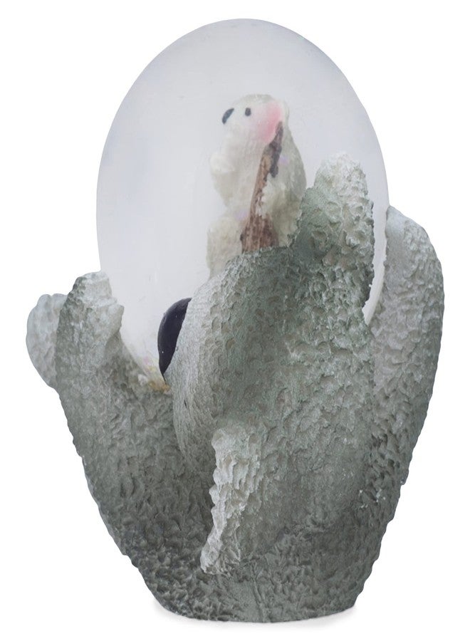 إيلانز ديزاينز زينة كرة ثلجية مائية لامعة من إيلانز ديزاينز، على شكل أم كوالا وطفلها الصغير، بتصميم سحري وخيالي، مناسبة للطاولات الجانبية والخزائن، مصنوعة من مادة البولي ريزين المتينة، بقطر 45 مم. - Image 3