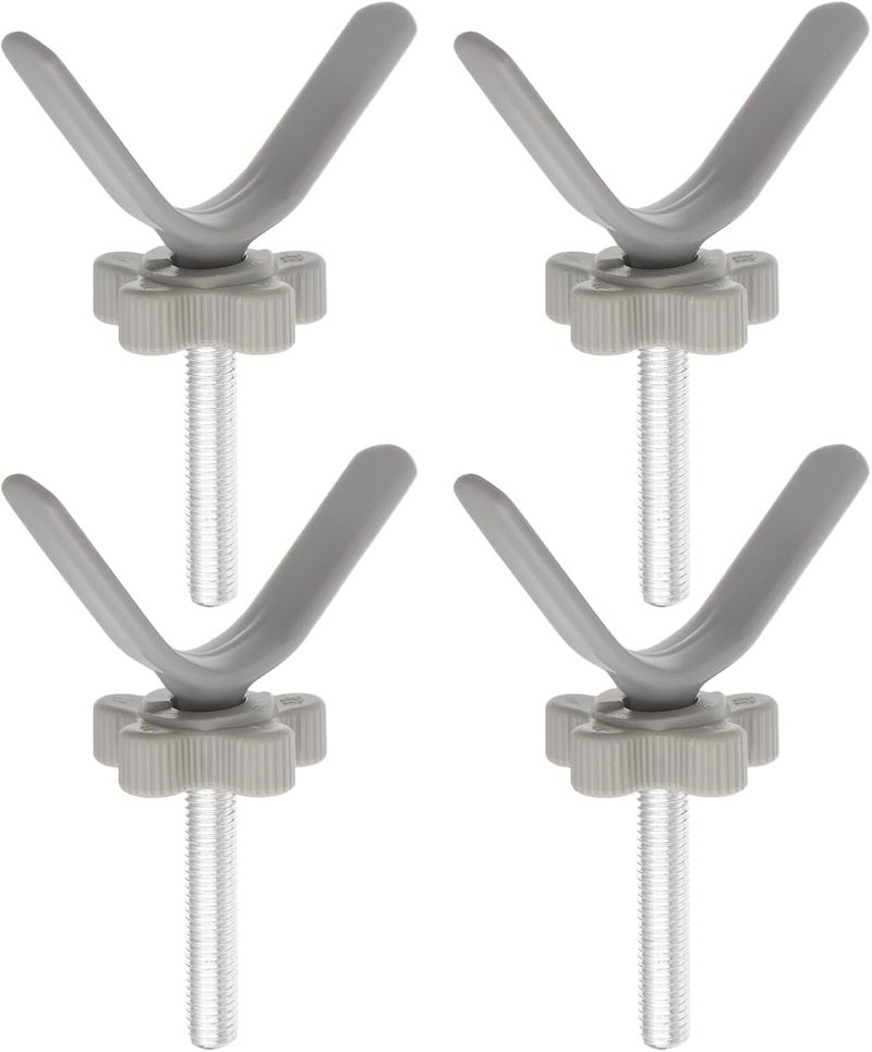 4pcs Gate Screws and Bolts Accessories and Pet Safety Small Size Y-Shaped Nut Bolts Replacement Stair Gate Parts - Image 1