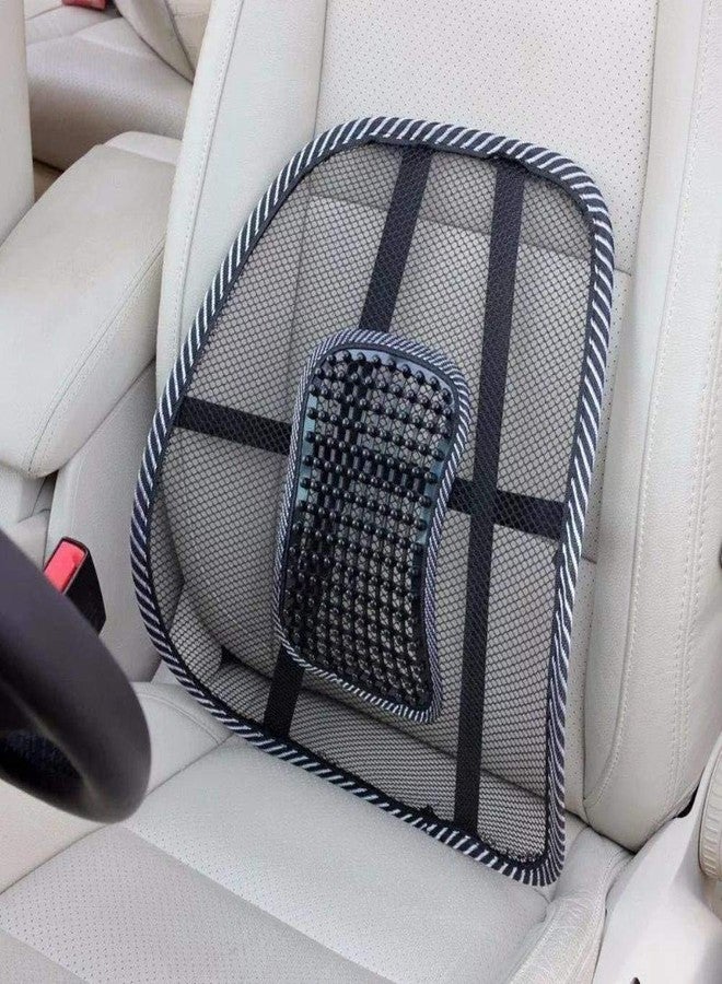 Aagna Acupressure Back Rest car Chair Cushion Lumbar Back Support for Car Seat Chair Office Massage Mesh - Image 2