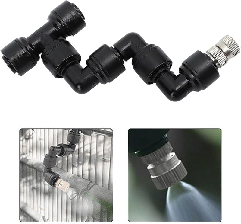 فوهة رذاذ ناعم 360 درجة من البلاستيك والنحاس لنظام تبريد الزواحف في البيوت المحمية - Image 5