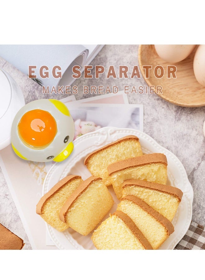فاصل صفار بيض سيراميكي صغير على شكل رسوم متحركة، أداة عملية للخبز والمطبخ - Image 3