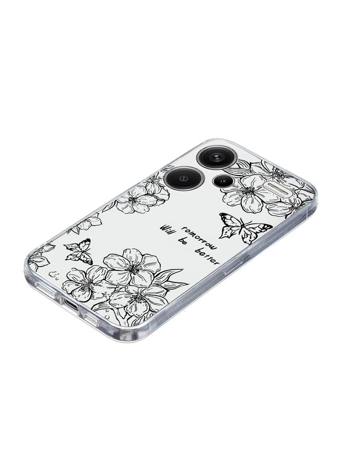 S-TOP Case For Redmi Note 13 Pro+ 5G Colorful Painting Pattern TPU Phone Case - Image 5