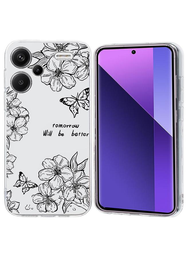 S-TOP Case For Redmi Note 13 Pro+ 5G Colorful Painting Pattern TPU Phone Case - Image 1
