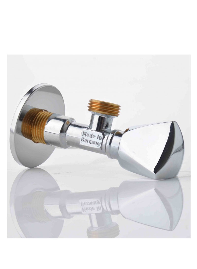 Angle Valve Silver 1/2 inch Germany  - Image 4