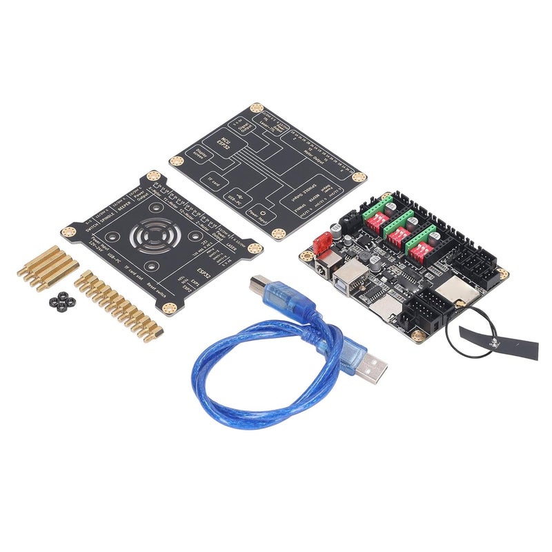 klarako Versatile Engraver Control Board, Compatible with MKSDLC, GRBLaser, Engraver LightBurnPC Software for Fast Carving (Motherboard and Protective Case) - Image 2