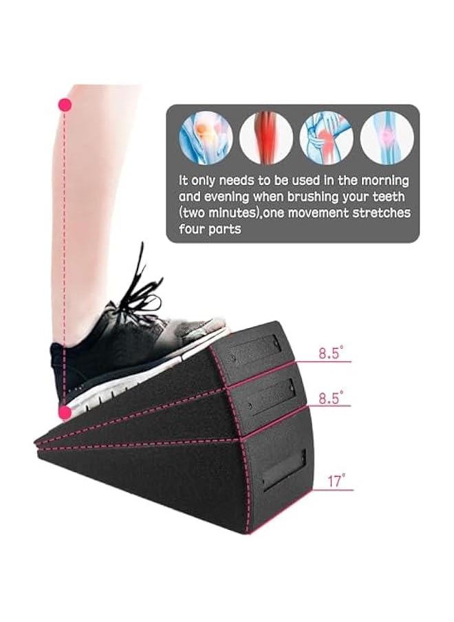 HOOKOR 3 Pcs Slant Board Calf Stretcher, Foot Stretcher Incline Board for Plantar Fasciitis Physical Therapy Equipment, Adjustable Foam Slant Board wedge Great for Exercises  - Image 4