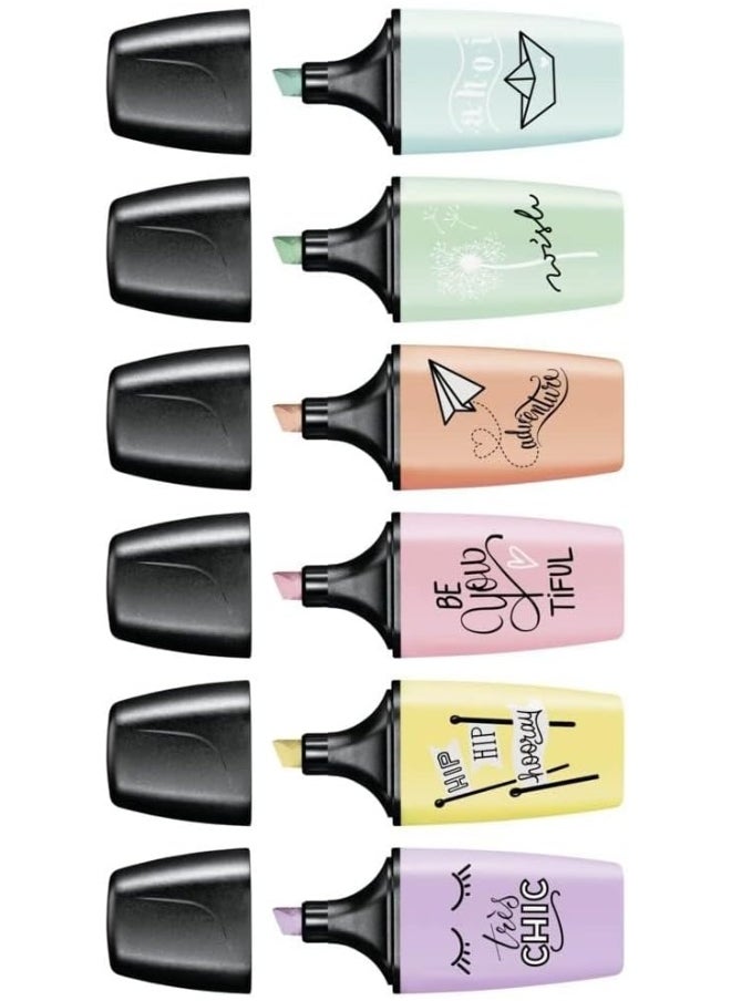 STABILO قلم تحديد - STABILO Boss Mini Pastellove - مجموعة من 6 أقلام (ألوان متنوعة)  - Image 3