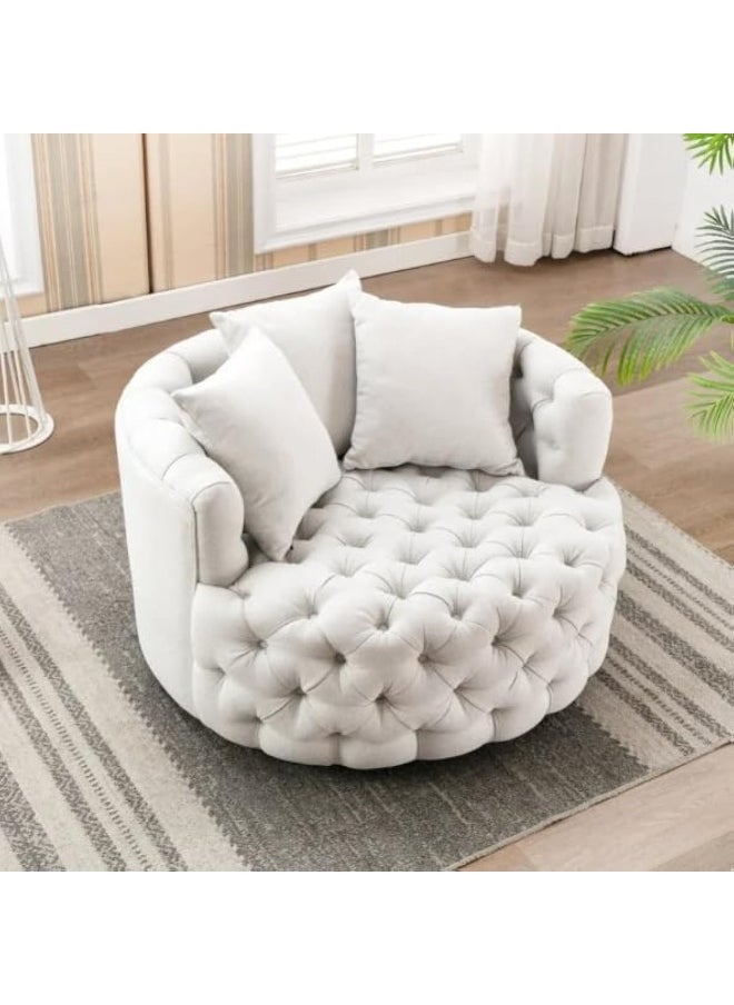 Comfynest - Luxury Nordic Single Sofa Chair for Versatile Outdoor and Living Room Comfort (Light Grey) - Image 1