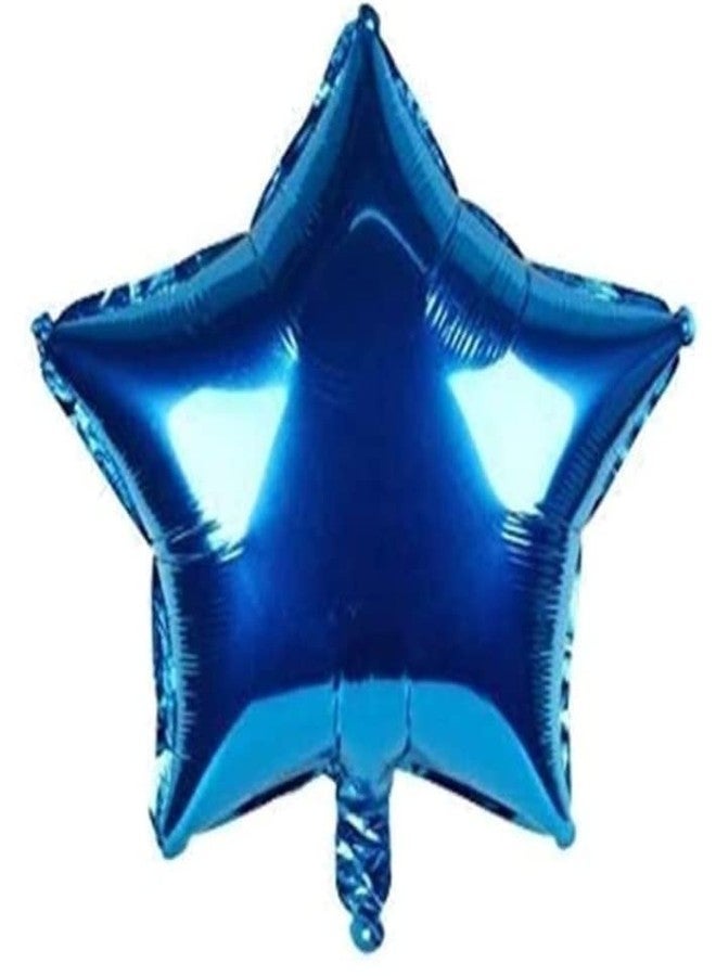 Fun Affairs Blue Prince Theme Birthday Decoration for Kids Balloon Bouquet Happy Birthday Party Crown Helium Foil Balloon Birthday Kids Item First Birthday Decoration - Pack of 5 - Image 3