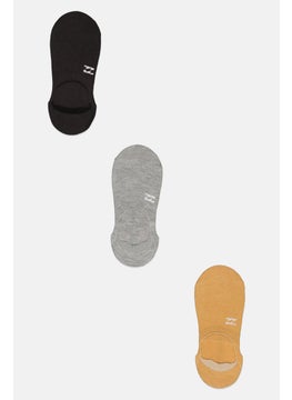 Women 3 Pair Brand Logo Invisible Socks, Grey - pzsku/Z3B41C781023B344B6CEDZ/45/_/1727792112/aa4bdd3a-a051-4f2d-af73-ec5ec4b77ae5