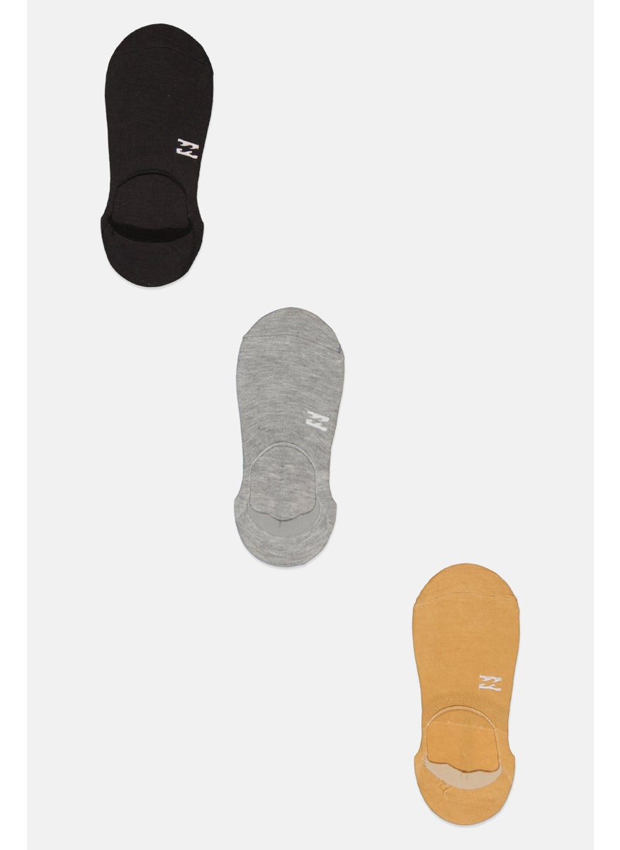 Women 3 Pair Brand Logo Invisible Socks, Grey - pzsku/Z3B41C781023B344B6CEDZ/45/_/1727792112/aa4bdd3a-a051-4f2d-af73-ec5ec4b77ae5