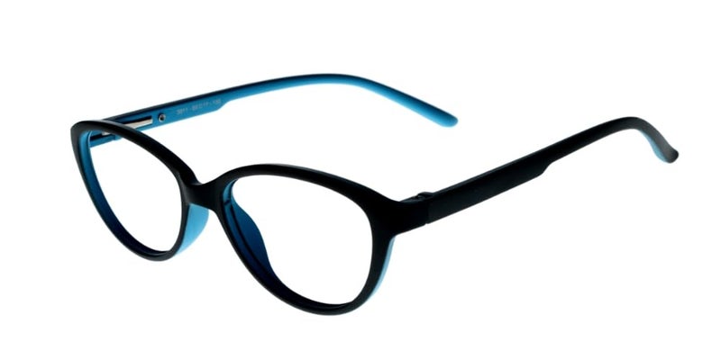 Lens + Lensplus Cateye Shape TR Full Rim Eyeglasses with Lightweight Unisex Eyewear for Men & Women | Stylish Computer & Daily Use Frame - Image 3
