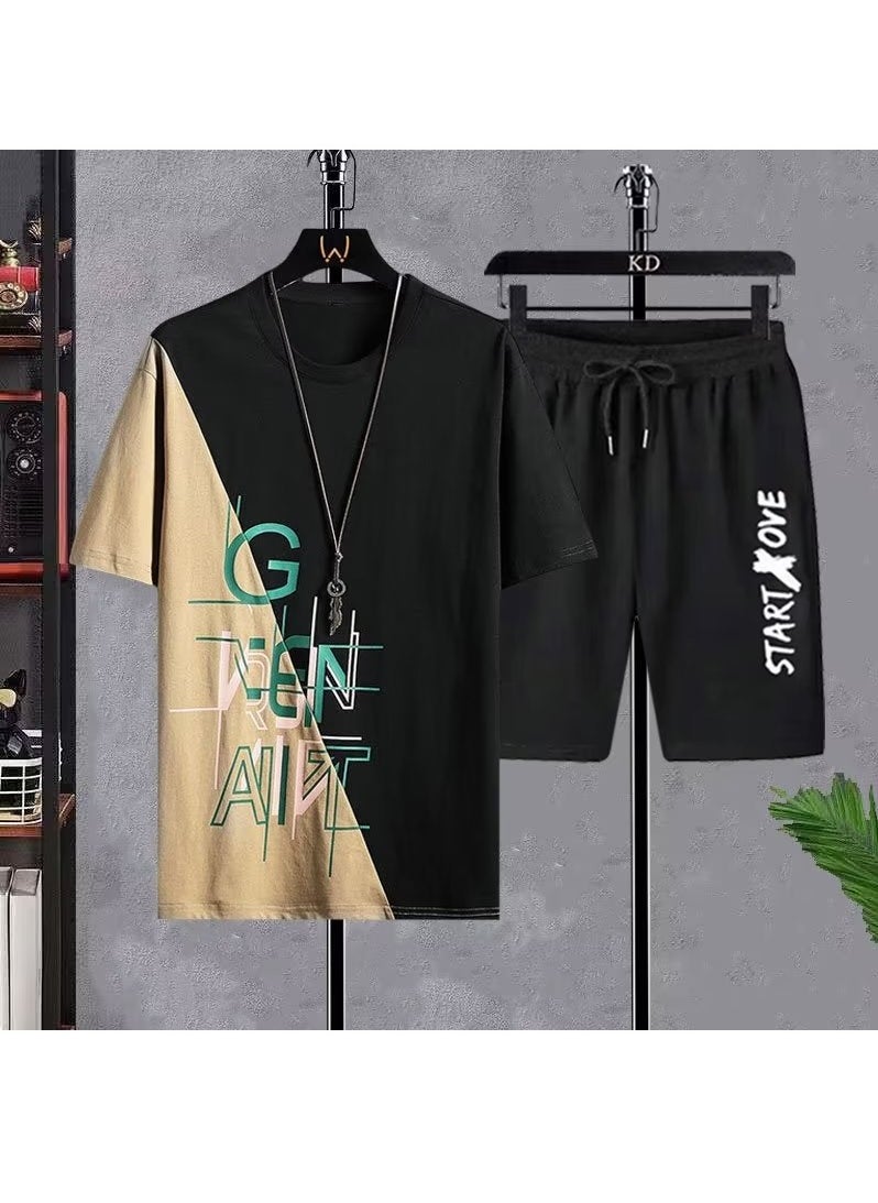KUYING - New Fashion Versatile Short Sleeve Set - Image 1