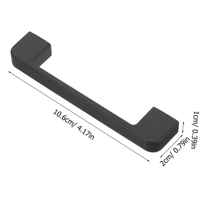 Matte Black Cabinet Door Pulls 2Pcs Long Drawer Handles Single Hole Furniture Knobs - Image 3