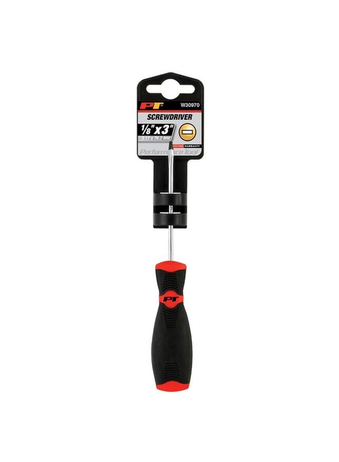Performance Tool Slotted Screwdriver Multicolor 1/8 x 3inch W30970 - Image 2