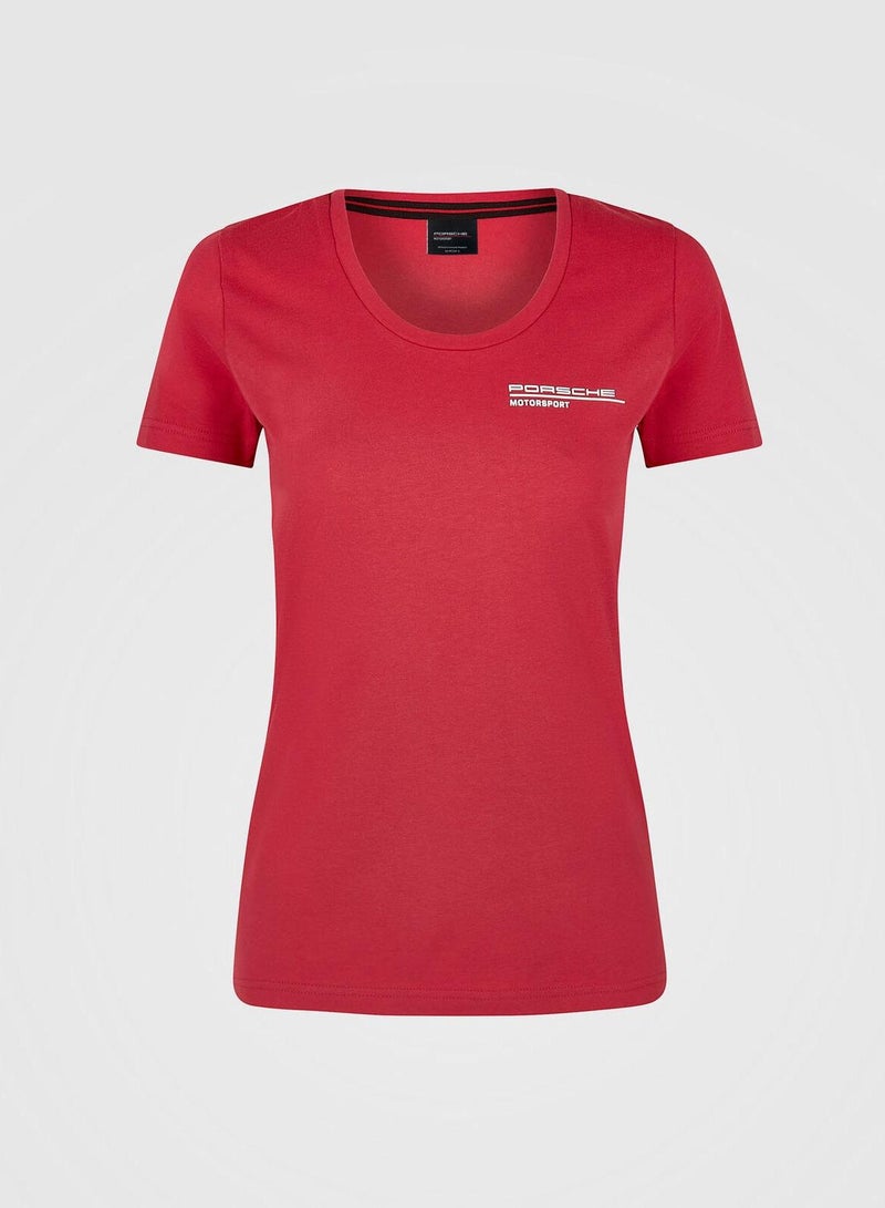 بورشه رقبة مستديرة قصيرة الأكمام - Image 1