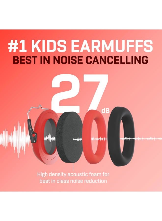 Vanderfields Kids Ear Defenders Children, Age 3-16, Certified UKCA 27dB, Adjustable Size, Noise Cancelling Headphones Kids, Ear Defenders Autism, Ear Muffs for Toddler, Boys, Girls, School - Image 3