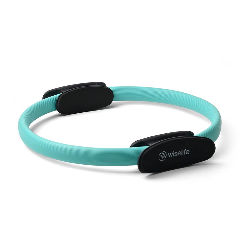 WISELIFE Pilates Ring Circle, Magic Circle Pilates Ring, Inner Thigh Exercise Equipment, Fitness Rings for Women, Thigh Master Inner Thigh Exerciser, Yoga Ring Pilates Equipment for Home Workouts - Image 1
