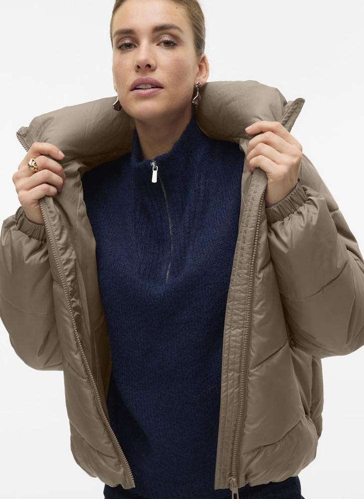 فيرو مودا جاكيت طويل بأكمام مفصلة وجيوب - Image 3