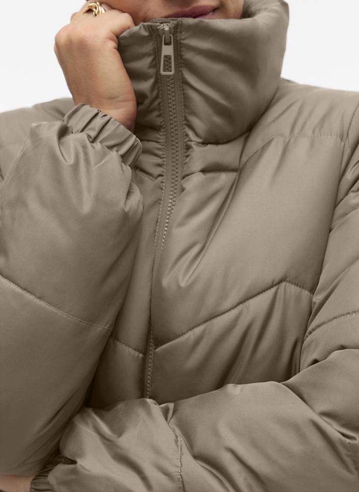 فيرو مودا جاكيت طويل بأكمام مفصلة وجيوب - Image 4