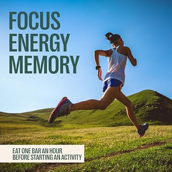 ORLO BRAIN PERFORMANCE BAR – Vegan Protein Bars for Brain & Energy Support – Focus & Memory, Pre & Post Workout Recovery – Gluten Free Snack with L-Theanine, Lions Mane, Spirulina & More (SINGLE BAR) - Image 4