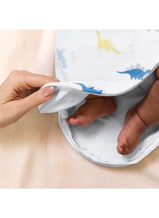 aden + anais aden + anais Essentials Easy Wrap Swaddle, Cotton Knit Baby Wrap, Newborn Wearable Swaddle Sleep Sack  - Image 4