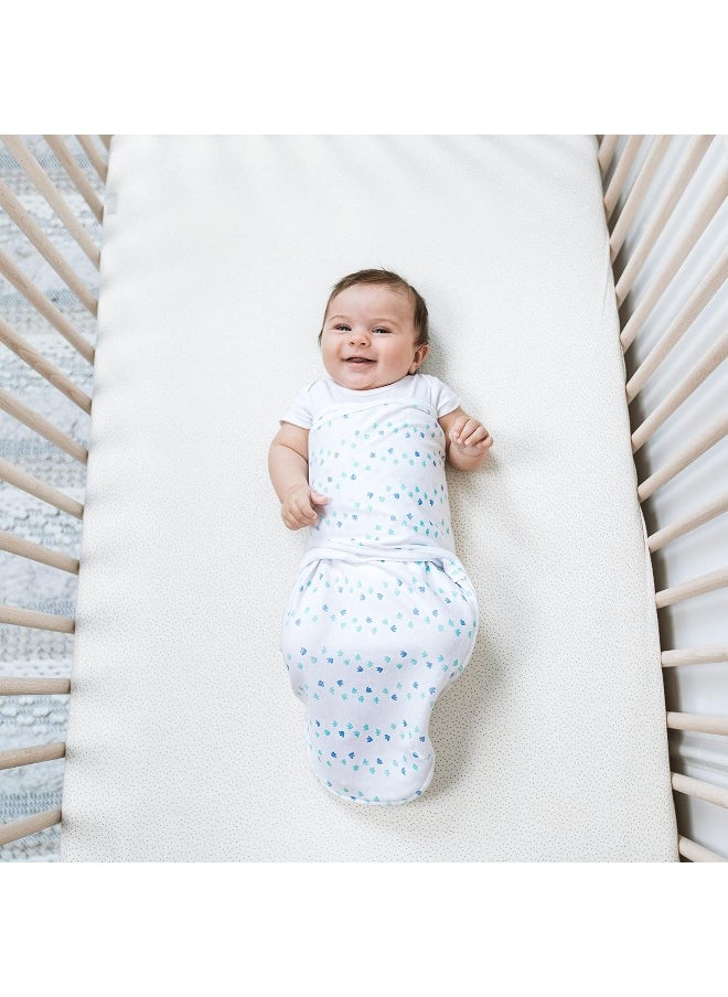 aden + anais aden + anais Essentials Easy Wrap Swaddle, Cotton Knit Baby Wrap, Newborn Wearable Swaddle Sleep Sack  - Image 5
