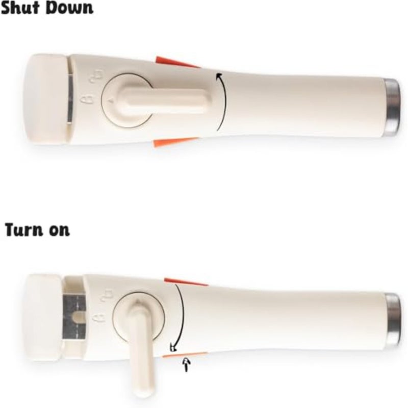 Universal Removable Pan Handle - Detachable Cookware Pot Handle Replacement Heat Resistant Anti Scald Pot Clip with Security Lock One-Handed Operation for Milk Frying Pan Stockpot Beige - Image 3
