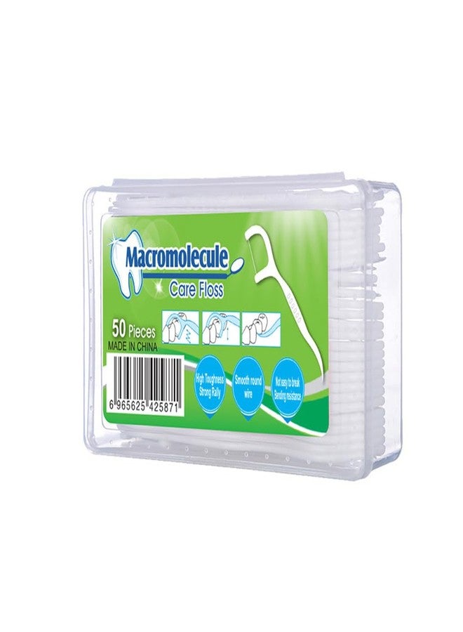 RONSIT Floss Picks 200pcs Flossers Mint Dental Floss Picks with Travel Handy - Image 4