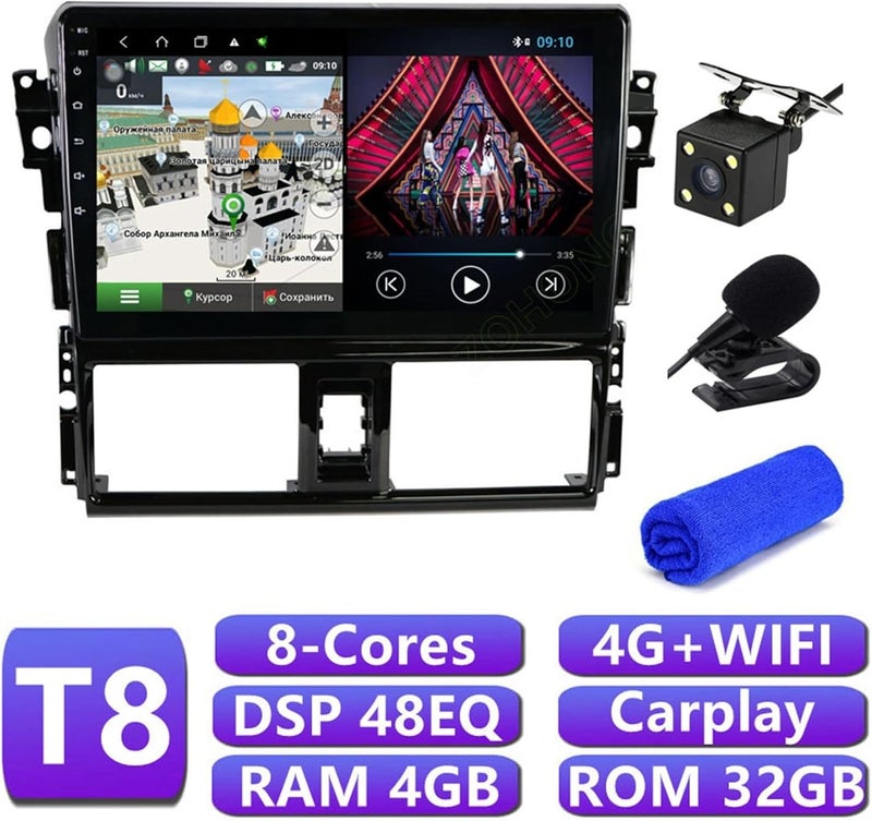 Wivplex DSP 4G Android 10 Car Multimedia Player for Toyota Yaris VIOS - Image 2