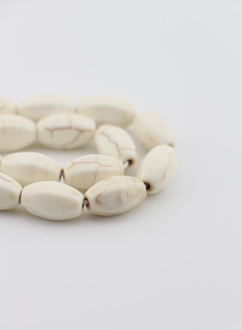 مجموعة كامين فيروز أبيض مصقول ذو أوجه - Image 4