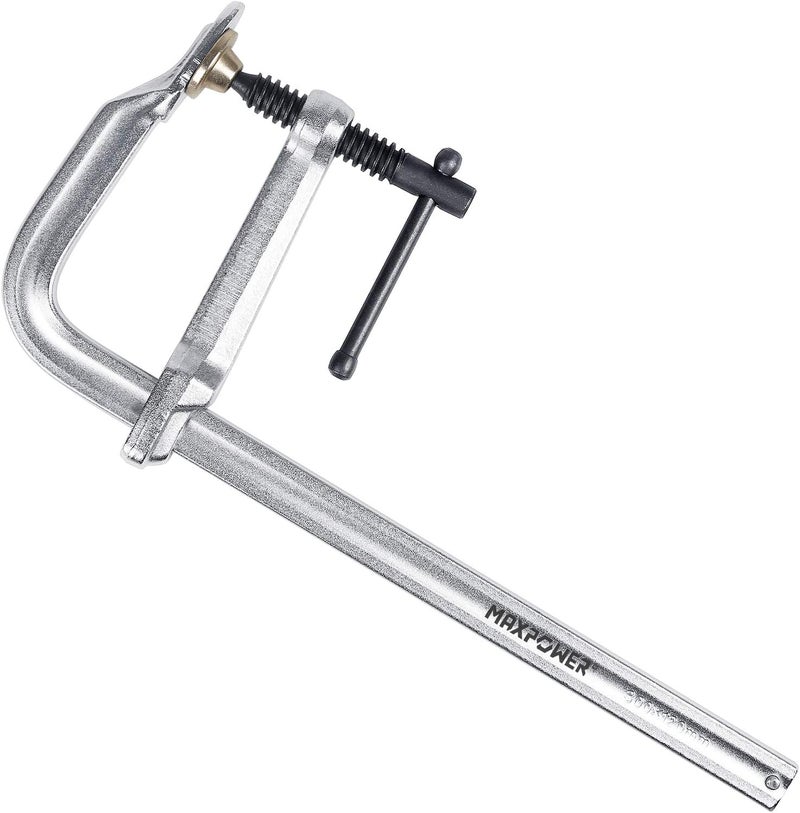 Max Power Heavy Duty F Clamp 12-Inch x 4-3/4-Inch Throat (300 x 120mm Throat), Pack of 1 - Image 1