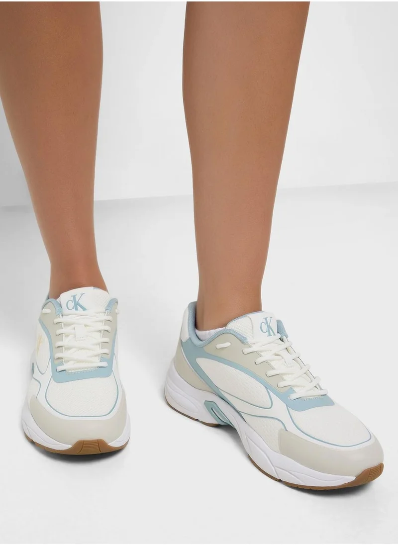Calvin Klein Jeans RETRO TENNIS KNIT TRAINERS